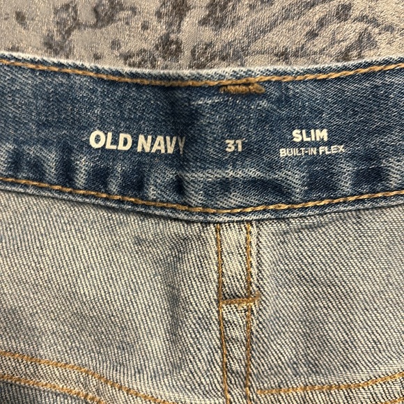 Men’s Old Navy, slim built-in flex denim jeans, size 31 - Picture 3 of 4